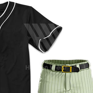 Maillots d'uniforme de baseball et de softball haute Performance et ensembles de pantalons de longueur de mollet uniformes de baseball en polyester à séchage rapide - Product Image 4