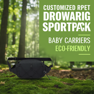 Sacche Sportive Personalizzate in RPET con Coulisse per Marsupi Porta Bebè - Eco-Friendly - Product Image 3