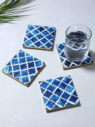 Sous-verre à thé en os incrusté, fait main en Inde, de haute qualité, poli, pour la décoration de table de cuisine, promotionnel - Product Image 3