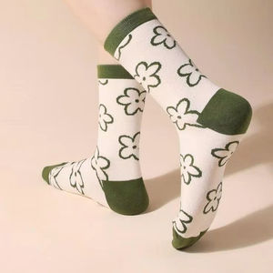 Premium Graphic <b>Crew</b> <b>Socks</b> Streetwear Style Breathable Cotton Daily Wear Trendy Design For Fashion Brands Retail Wholesale - Product Image 1
