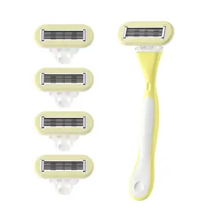 Maquinilla de afeitar de seguridad, hoja de doble filo, herramientas de afeitado para hombres, mango de Metal, hoja de afeitar Oem - Product Image 2