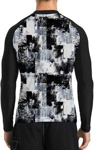 Rashguard en tissu de nylon respirant UPF50 Compression pour hommes professionnels pour la natation et les manches courtes MMA - Product Image 5