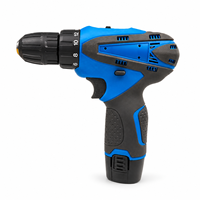 Perceuse sans fil à balais 12V T1-SDZ33 avec mandrin de 10 mm et 2 batteries de 1,5 Ah pour percer et vissage