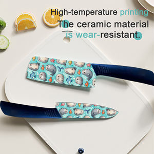 Ensemble de couteaux à steak en céramique super tranchants, prix d'usine, lavables au lave-vaisselle, qualité restaurant, restauration fine, industrie hôtelière, très demandés - Product Image 4