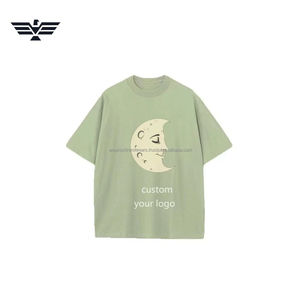 เสื้อยืดสีสันตามสั่งพิมพ์ลายกราฟิกดวงจันทร์ |   เสื้อยืดลำลองผ้าฝ้ายพรีเมียมสำหรับผู้ชายและผู้หญิง - Product Image 5