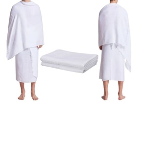 Ensemble d'Ihram compressé à séchage rapide de qualité supérieure, vêtements de pèlerinage, vêtements musulmans arabes, Hajj, Umrah, microfibre, personnalisable, BD - Product Image 4