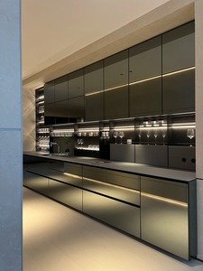 Armoire de cuisine moderne à secoueur modulaire personnalisée avec meubles de cuisine Design <span class=keywords><strong>d</strong></span>'île de cuisine - Product Image 3