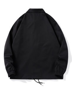 Venta al por mayor de chaqueta de los entrenadores de los hombres en blanco logotipo personalizado Tallaje Grande de los hombres chaqueta de los entrenadores Chaqueta cortavientos chaqueta de nieve - Product Image 2