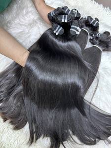 VQ Cheveux Vietnamiens Vierge Cheveux Bruts Naturel Droite Cuticule Alignée Haute Qualité Machine Double Trame Toutes Les Couleurs Teignable 100gr - Product Image 4