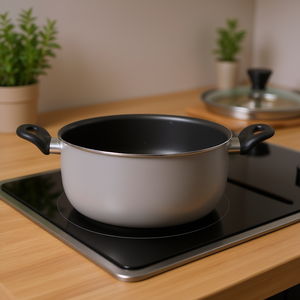 Cacerola de Aluminio Antiadherente VELVET Gris de 24 cm, Compatible con TV, Modelo 62406242310001 - Product Image 3