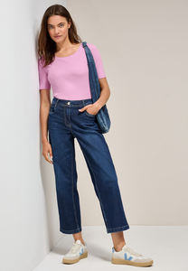 Camiseta formal de verano de alta calidad con cuello redondo y manga corta para mujer - Product Image 3