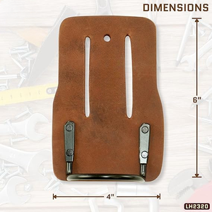 New Durable hammer holder Custom Logo Hammer Holder Premium Quality Hammer Holder PU <b>Leather</b> <b>Tool</b> Loop For Promotional Use - Product Image 3