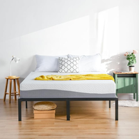 Hot UK SIMBA Matelas de lit simple double king size résistant au feu Matelas à ressort en mousse à mémoire de forme gel hybride dans une boîte avec couvercle