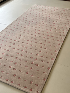Ensembles de tapis rectangulaires abstraits minimalistes faits main en laine de Nouvelle-Zélande beige de luxe, tuftés à la main, à poils longs, anti-taches, pour salon - Product Image 2