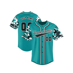 เสื้อเบสบอลแบบใหม่สั่งทำได้ ระบายอากาศได้ดี ไซส์ใหญ่ 100% โพลีเอสเตอร์ ขายส่งสำหรับผู้ชาย - Product Image 4