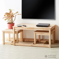 Table basse convertible 3 en 1, meuble multifonctionnel compact pour salon, pratique, durable, exporté de Malaisie