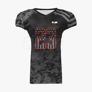 Maillot de football américain de meilleure qualité hommes respirant 100% polyester fabriqué maillot de football américain - Product Image 1