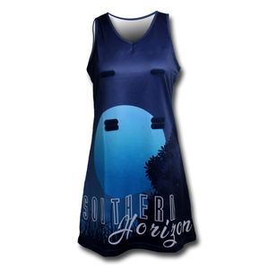 Vente chaude 2025 personnalisé sublimé femmes Netball équipe uniforme robe respirant évacuation de l'humidité tissu pour la haute Performance - Product Image 4