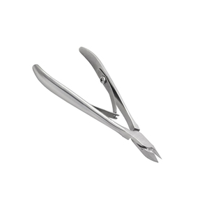 Peau morte enlevant la pince à cuticules des ongles pointe pointue avec Double ressort 4 "pinces à manucure de soins de beauté - Product Image 4