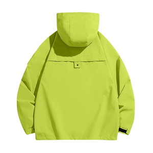 Men's Winter Hooded Quilted Sports <b>Jacket</b> Waterproof Breathable Loose Fit Leopard Print 100% Polyester Outdoor Raincoat - Product Image 3