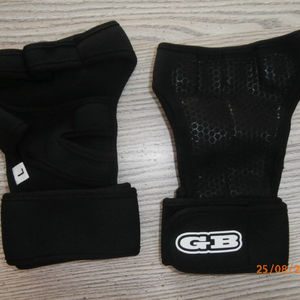 Gants de musculation Geo Brother Co de haute qualité avec dos en maille extensible, paume en cuir antidérapante, fermeture à tirette, unisexe, vente en gros 2022 - Product Image 1