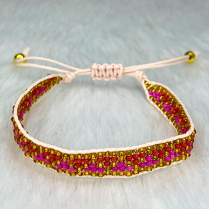 Friendship <b>Bracelet</b> or <b>Anklet</b> Chevron - Colorful - String - Trendy - *CUSTOMIZABLE* - Product Image 1