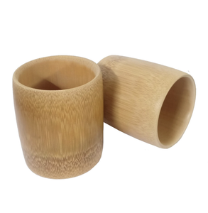 Gobelet en bambou naturel massif pour servir de l'eau et des boissons, tube en bambou artisanal fabriqué au Vietnam - Product Image 1