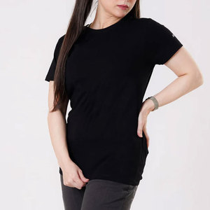 Camisetas de Mujer Más Vendidas, Camiseta con Logotipo Personalizado, Cuello Redondo, Manga Corta - Product Image 1