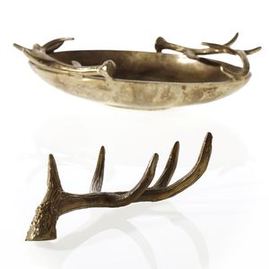 Cuenco de flores decorativo con forma de barco para alta calidad, cuenco de servicio de Metal con acabado dorado brillante, multiusos para decoración del hogar - Product Image 2