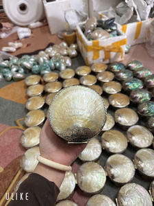 กล่องใส่เครื่องประดับเปลือกหอยสีรุ้งสุดหรู ประดับมุกธรรมชาติและอะบาโลน กล่องตกแต่งสุดหรู ของขวัญ - Product Image 3