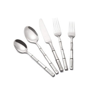 Ensemble de couverts en acier inoxydable à poignée martelée plaqué noir unique de haute qualité pour les décorations de maison et de mariage - Product Image 5