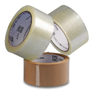 Waterproof PVC Adhesive Carton Sealing Tape Single Sided Pressure Sensitive and Water Activated Acrylic Tape - Product Image 2