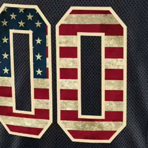 เสื้ออเมริกันฟุตบอลดีไซน์ล่าสุด ระบายอากาศได้ดี ผลิตจากโพลีเอสเตอร์ 100% ป้องกันแบคทีเรีย แห้งเร็ว สามารถสั่งทำได้ตามต้องการ - Product Image 3