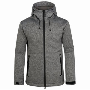 Vestes pour hommes en tissu léger et doux, confortables et durables, en coton et polyester, doublure en polaire, veste en polaire pour hommes - Product Image 3