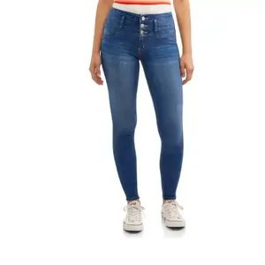 Jeans ODM OEM personnalisés taille haute super skinny style baggy déchiré pour femmes nouvel état denim à la mode pour l'été hiver - Product Image 5