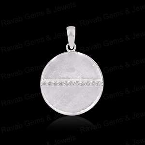 ที่มีคุณภาพดีที่สุด18K ชุบทอง925เงิน20mm ครึ่งเพทายเสน่ห์ BEZEL Mount ติดเครื่องประดับอัญมณี DIY - Product Image 6