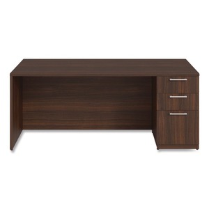 Escritorio Alera AE1NZK-S3672UF HRG de Madera de Caoba con un Solo Pedestal Derecho de 72 Pulgadas X 36 Pulgadas X 29 Pulgadas Colección de Escritorios de Oficina Serie Sevilla - Product Image 2