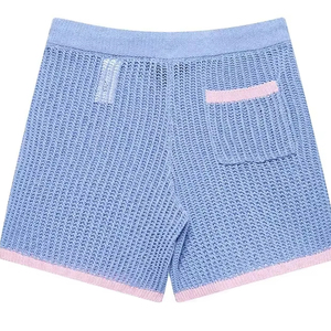 Gran oferta de verano 2025, pantalones cortos deportivos de malla para hombre, moda de lujo, estampado 3D, patrón sólido, algodón, estilo Hip Hop - Product Image 1