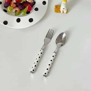 Couverts design Fourchette Collection Finition miroir Acier avec résine artistique époxy Poignées en bois pour hôtels Utilisation élégante à domicile - Product Image 6