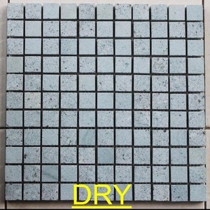 Carreaux antidérapants pour piscine extérieure en pierre naturelle moderne Sukabumi verte de qualité supérieure 100x100mm 20mm - Product Image 2