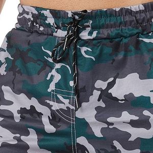 กางเกงว่ายน้ำขาสั้นออกกำลังกายผ้าโพลีเอสเตอร์สำหรับผู้ชายกางเกงขาสั้นออกกำลังกายผ้าโพลีเอสเตอร์พิมพ์ลายแบบลำลองไซส์ใหญ่พิเศษ - Product Image 6