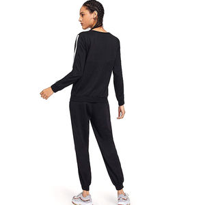 MISSKY Costume de sport pour femme, pantalon de survêtement à capuche à manches longues pour printemps automne, lot de 2 pièces - Product Image 2