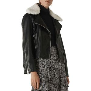 Manteau en peau lainée finition lisse, confortable à porter, avec support pour logo personnalisé, idéal pour les tenues décontractées et superposées de la saison froide pour femmes. - Product Image 3