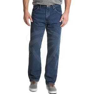 Men <b>Jeans</b> Pants Classic Fit Ripped Style Stretchable Material Factory Wholesale OEM Support - Product Image 1