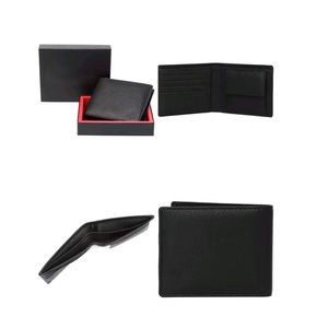 Portefeuille en cuir véritable mince et élégant à la mode avec fermeture à glissière Portefeuille intelligent de qualité supérieure pour un usage quotidien en nylon uni - Product Image 6