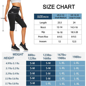 Mallas Capri de Yoga hechas a medida para mujer, pantalones de entrenamiento elásticos transpirables suaves de cintura alta para gimnasio - Product Image 6