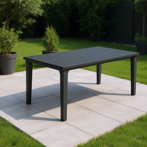 Mesa de Exterior Allibert K206978K939KK Fija de Polipropileno Gris 165x94x74cm para Uso en Exteriores - Product Image 3