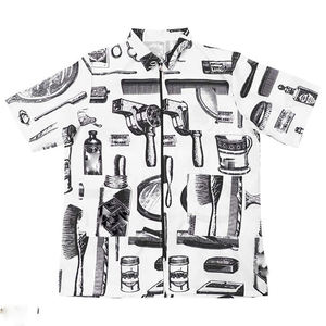 Màu Đỏ Cổ Điển Cắt Tóc Dây Kéo Áo Khoác Với Barber Cực Logo Và Tùy Chỉnh Tên Thêu Chất Lượng Cao Mang Nhãn Hiệu Cắt Tóc Smocks/Áo Khoác - Product Image 6