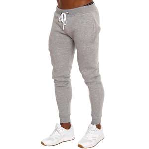 Pantalones Deportivos de Forro Polar de Poliéster con Logotipo Personalizado OEM, Pantalones de Gimnasio con Cintura Elástica para Hombre, Pantalones Lavados - Product Image 3