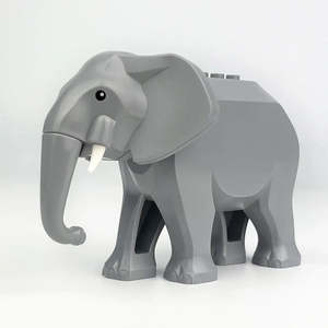 สำหรับเลโก้ MOC ชุดสัตว์ ช้าง ของเล่นประเภทสัตว์แสนสนุกสำหรับเด็ก - Product Image 5